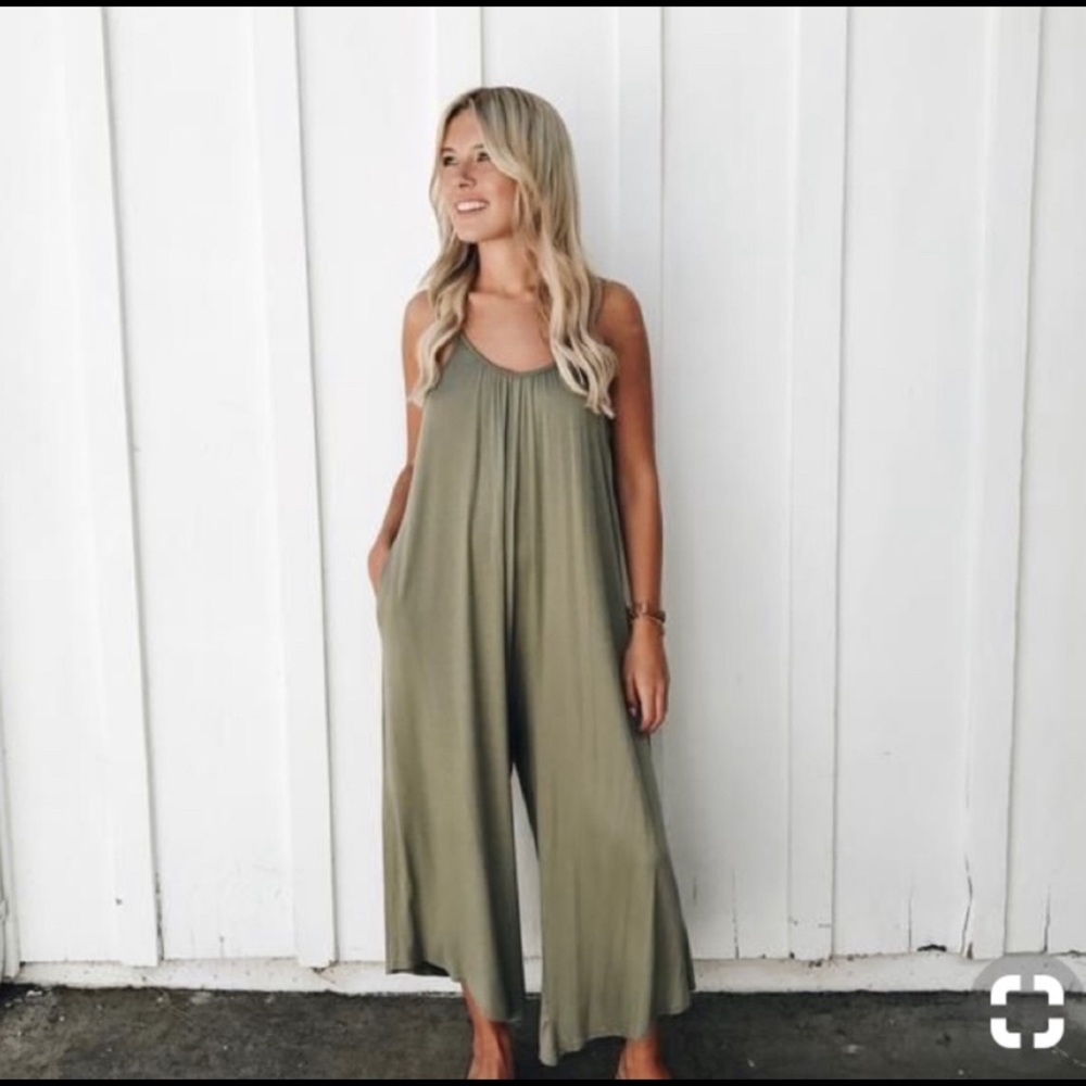 Carly Jean Los Angeles Olive Jumper